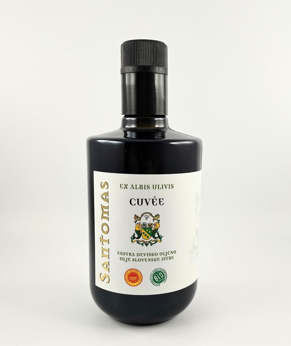 Natives Olivenöl Extra  "Ex Albis Ulivis" Cuvée BIO 0,50l | Santomas